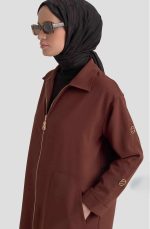Armine Trend Kolları Şerit Detaylı Giy Çık Kap - Görsel 9