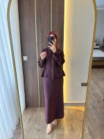 Jakarlı Jile Elbise - Görsel 2